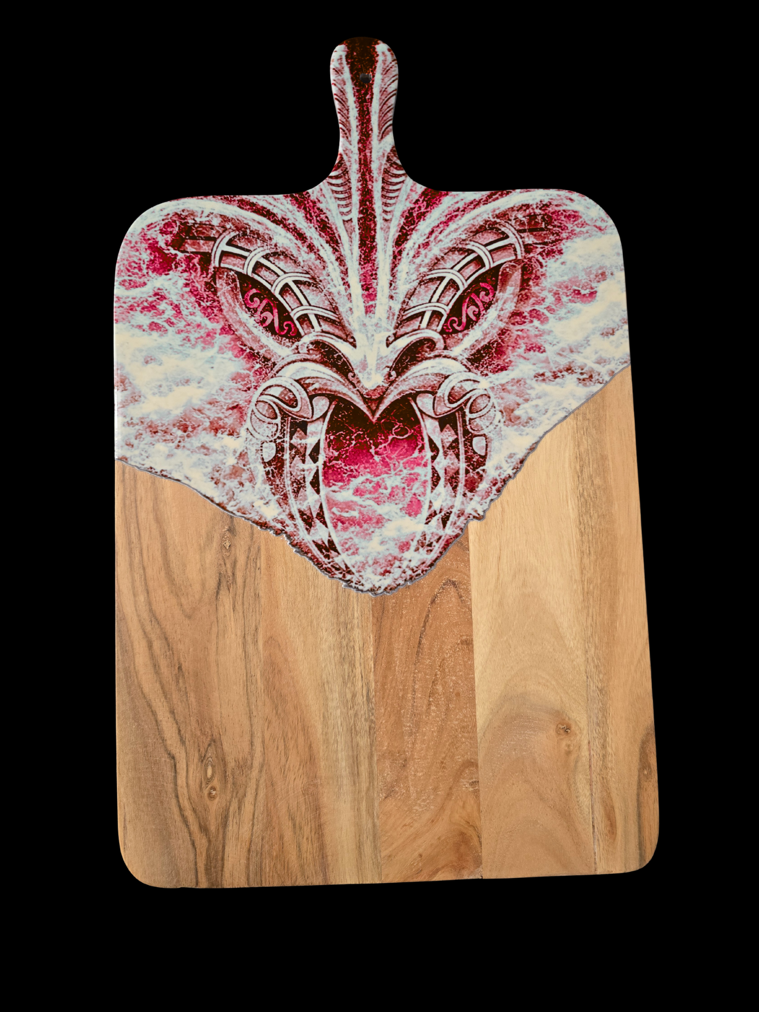 Te Manawa o Te Moana – UV Printed Ocean Art Serving Board | Mahi Wairua (MADE TO ORDER)