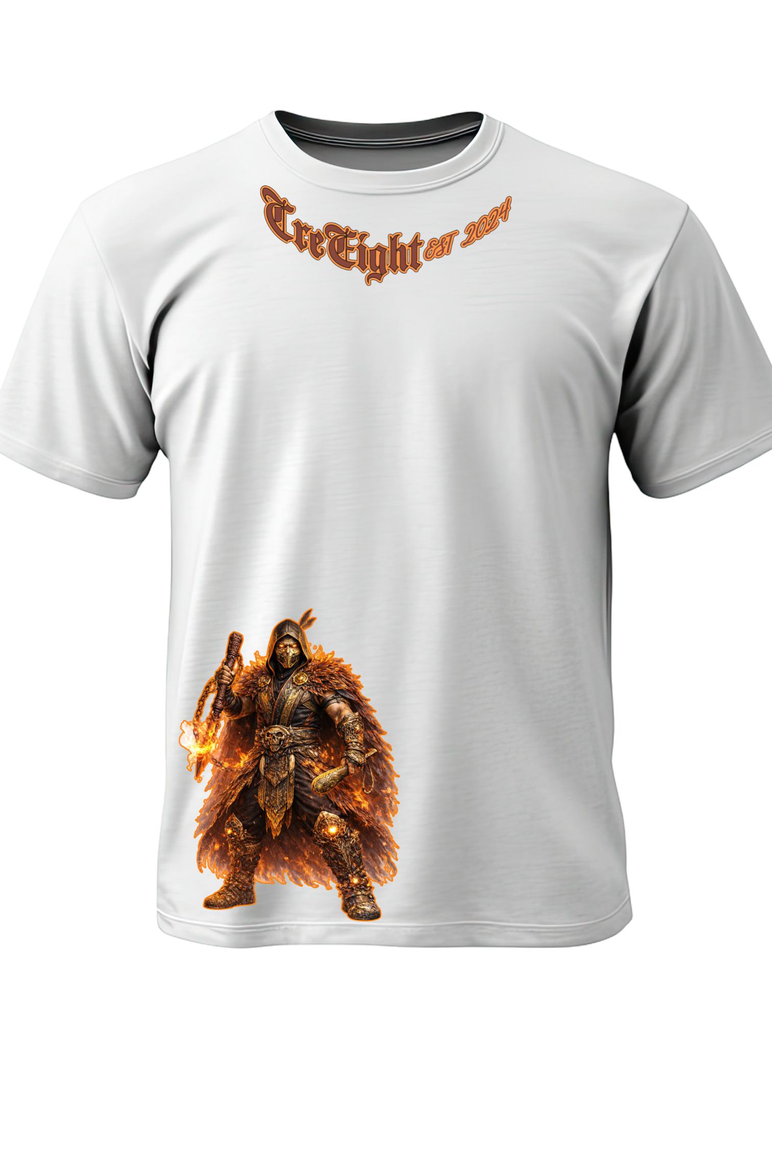 Māori Kombat Atua Warrior T-Shirt | Tangaroa, Tāne Mahuta, Tūmatauenga & Tāwhirimātea(MADE TO ORDER)