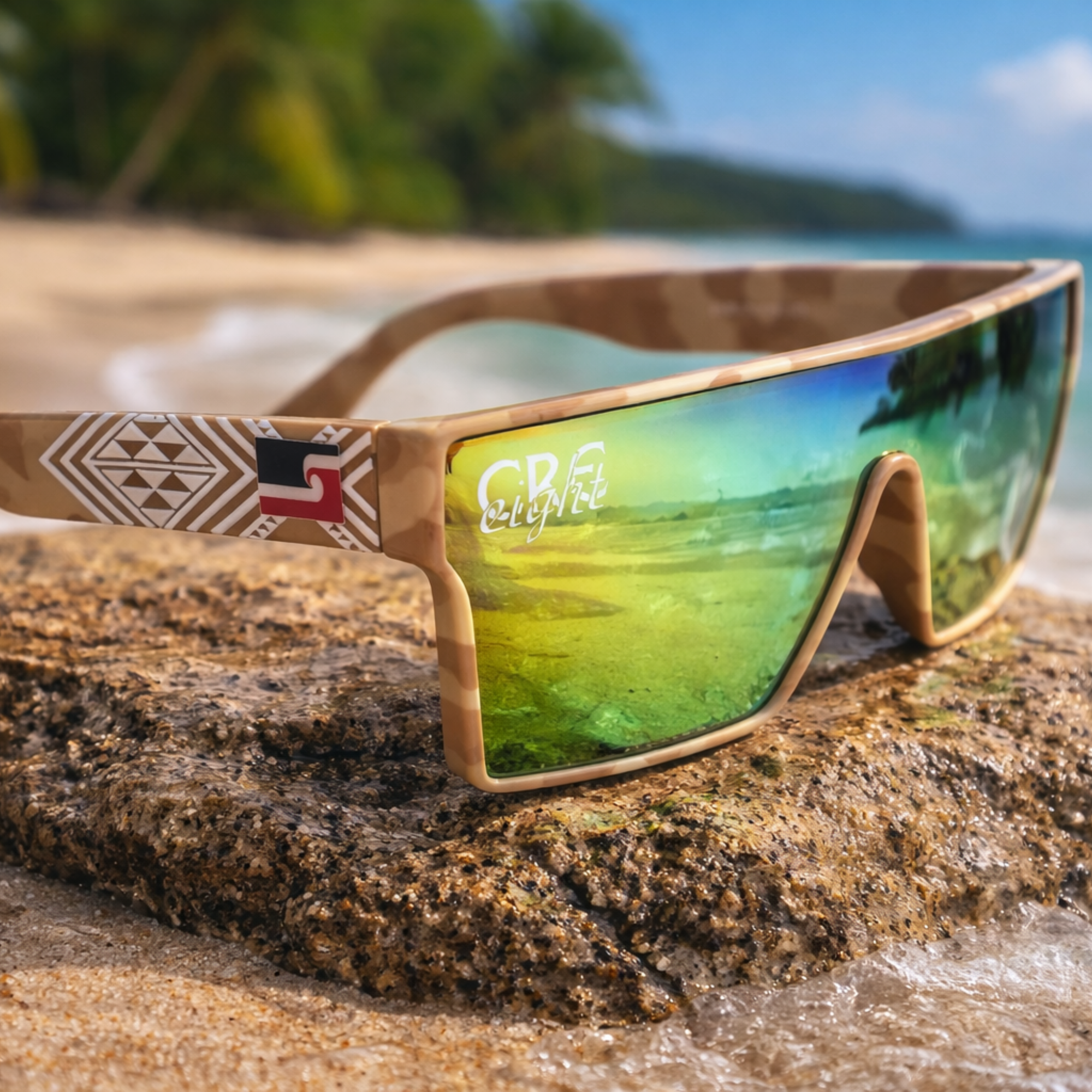 CAMO Polarized Sunglasses – CRE-eight Tribal Edition(Limited)