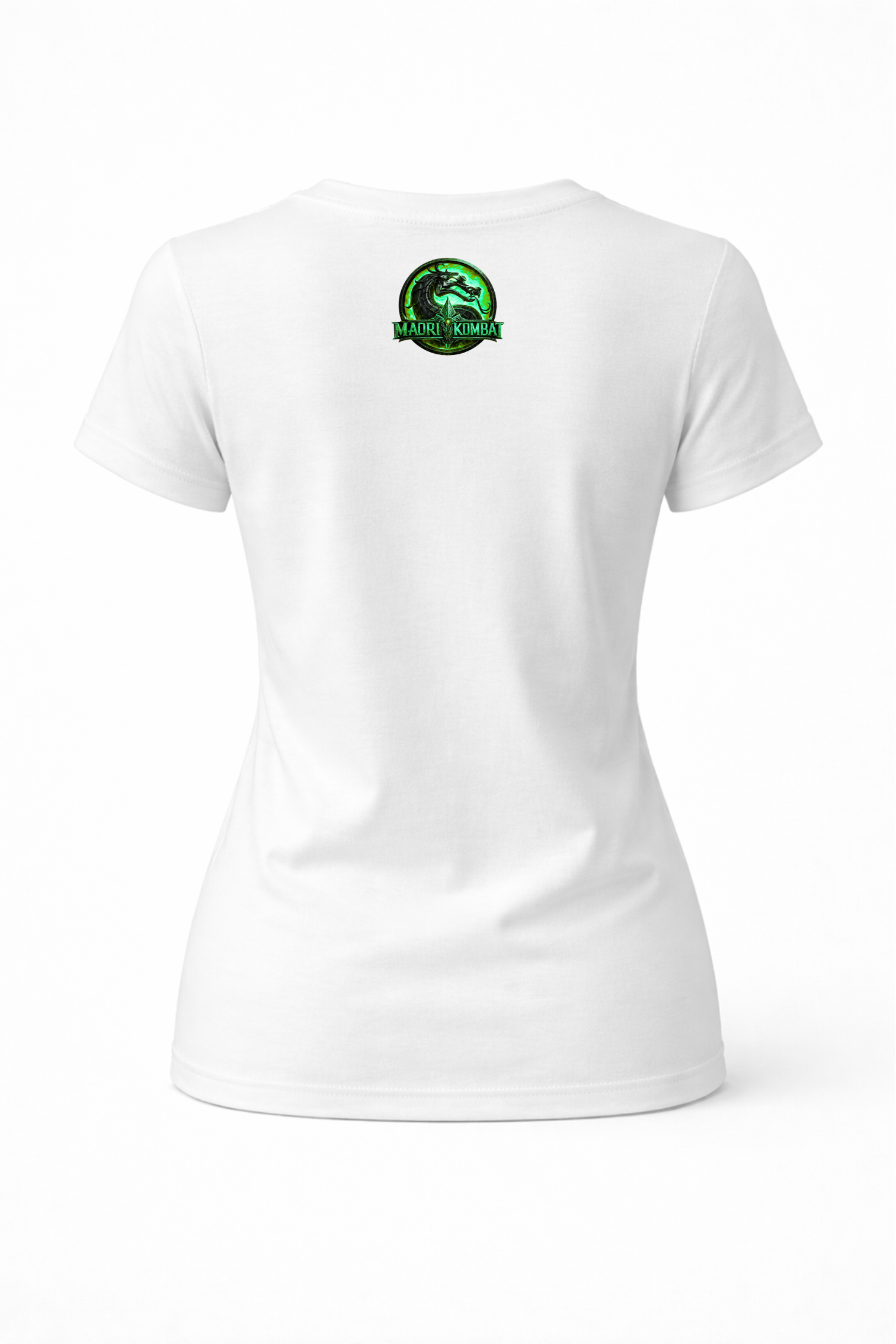 Māori Kombat Fantasy Warrior White T-Shirt – Limited Edition Streetwear | CRE-eight(MADE TO ORDER)