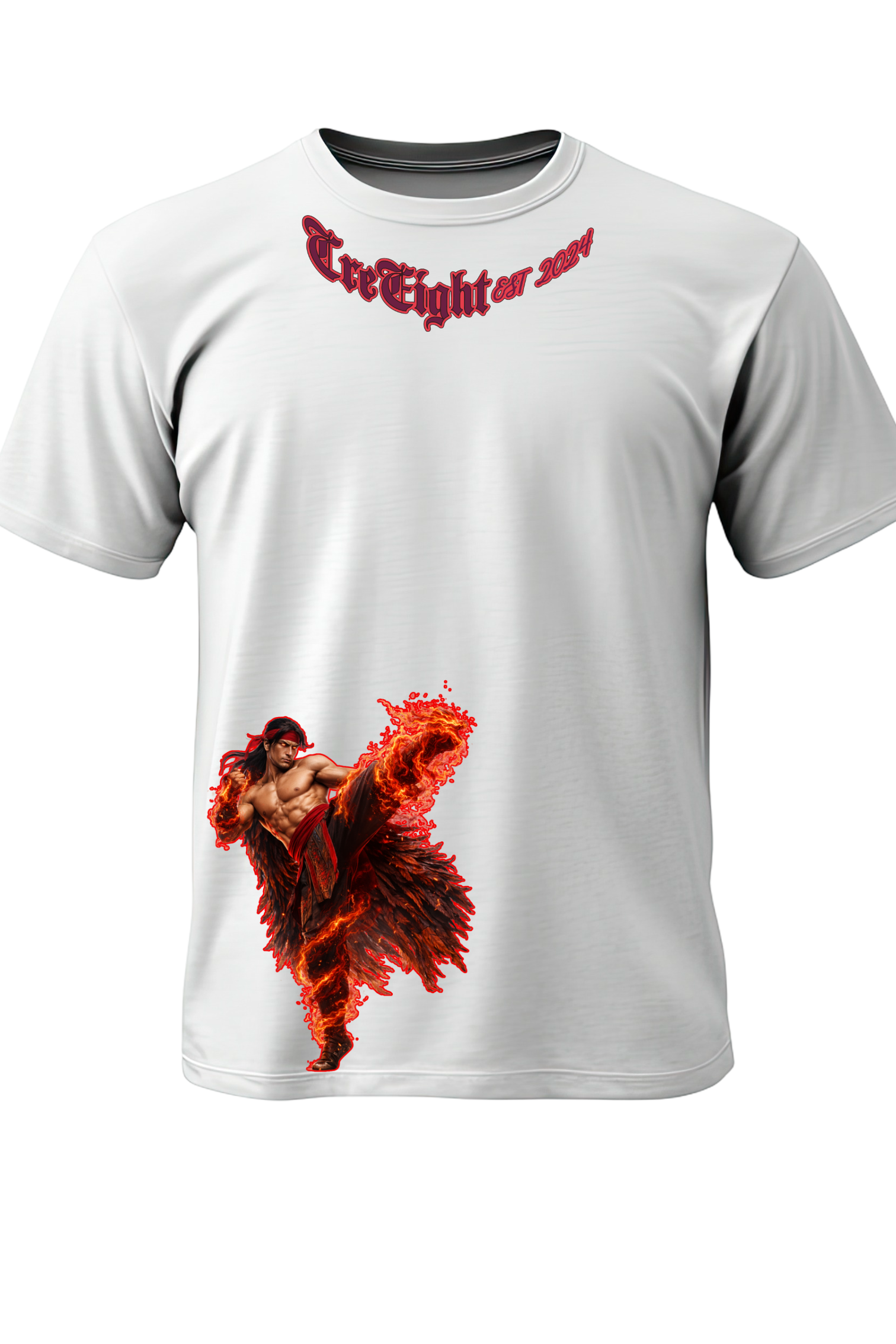 Kids Māori Kombat Atua Warrior T-Shirt(MADE TO ORDER)