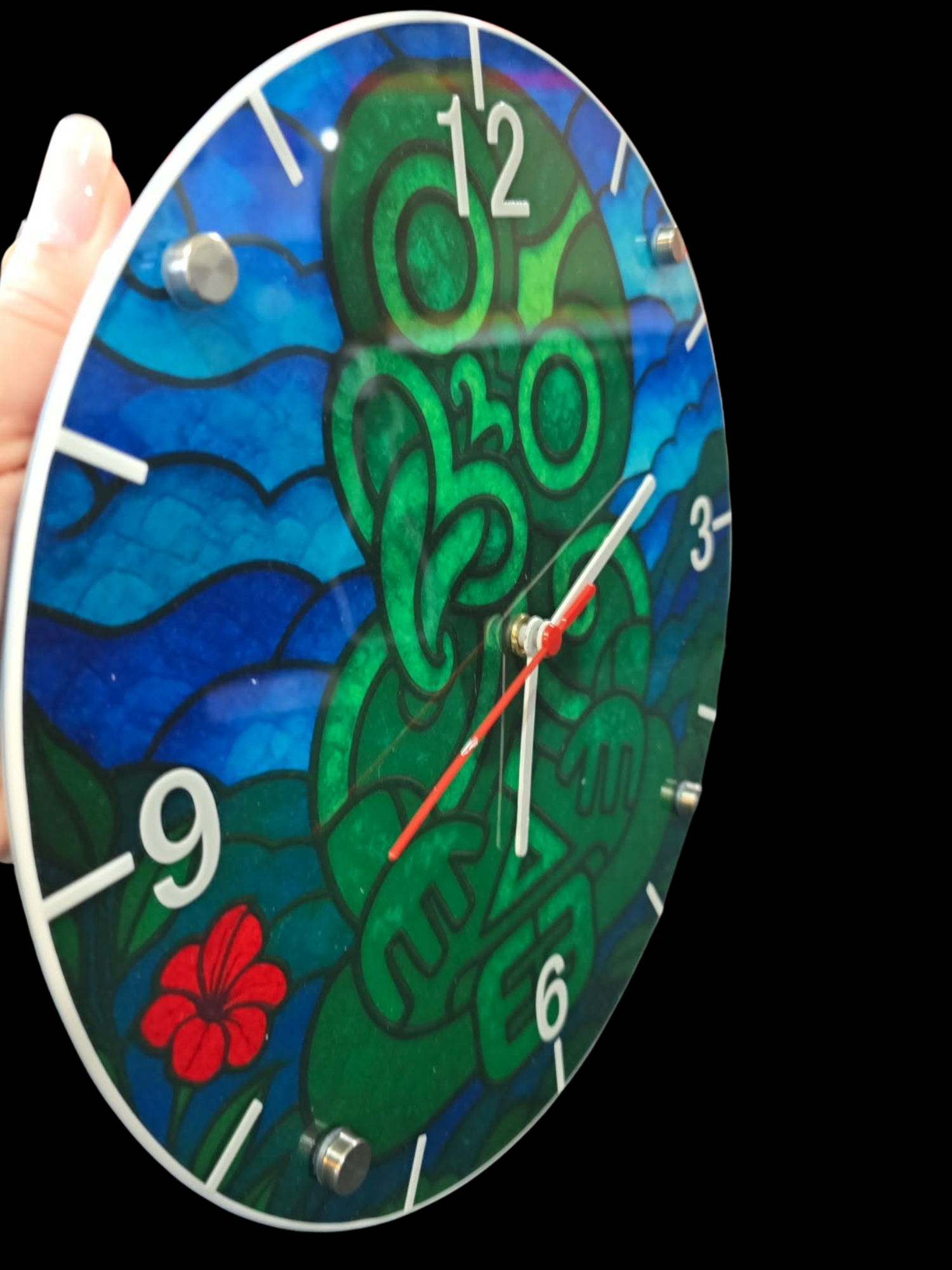 hei-tiki-glass-wall-clock-30cm