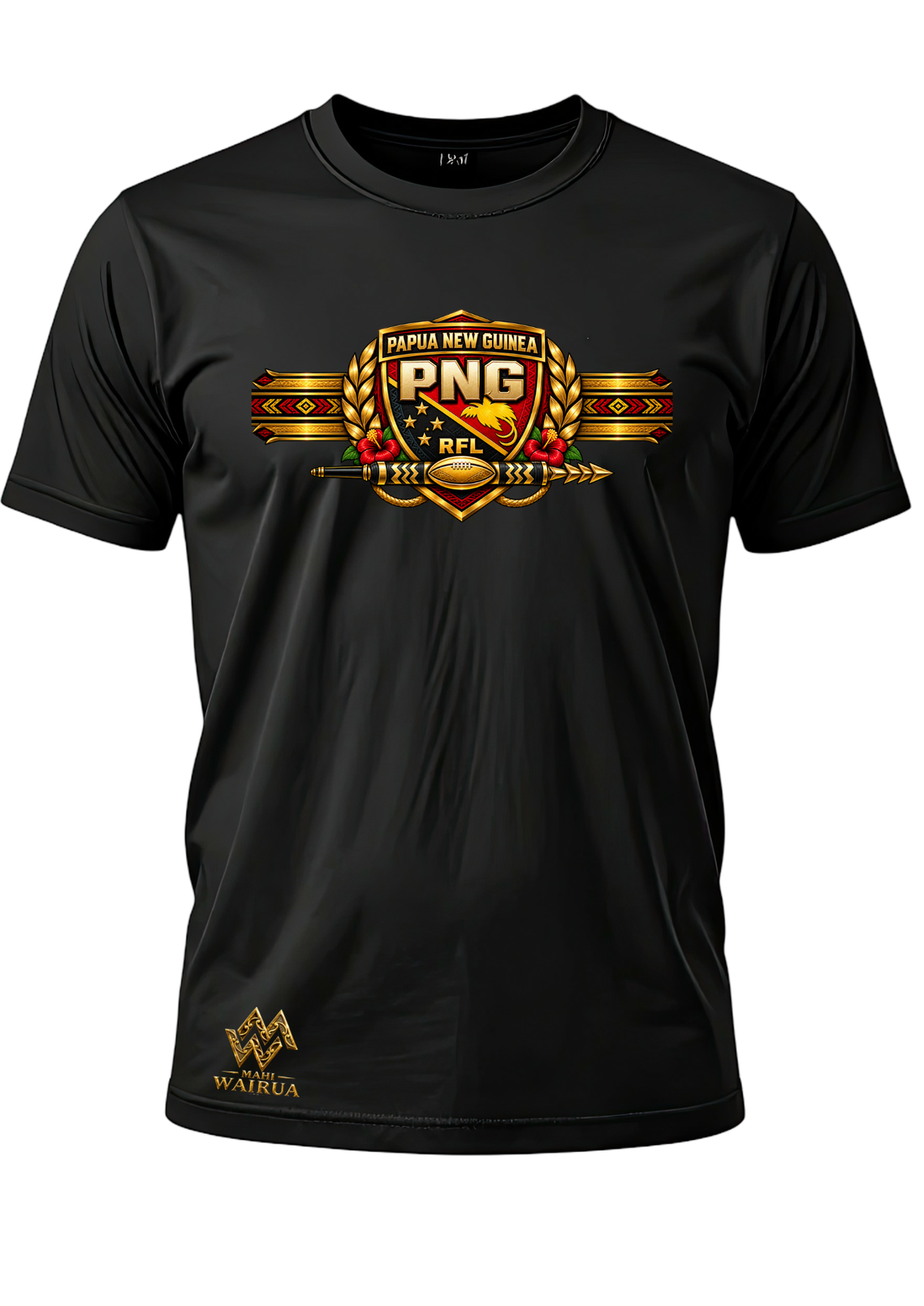 PNG Rugby League Supporter T-Shirt | World Cup 2026 | Mahi Wairua
