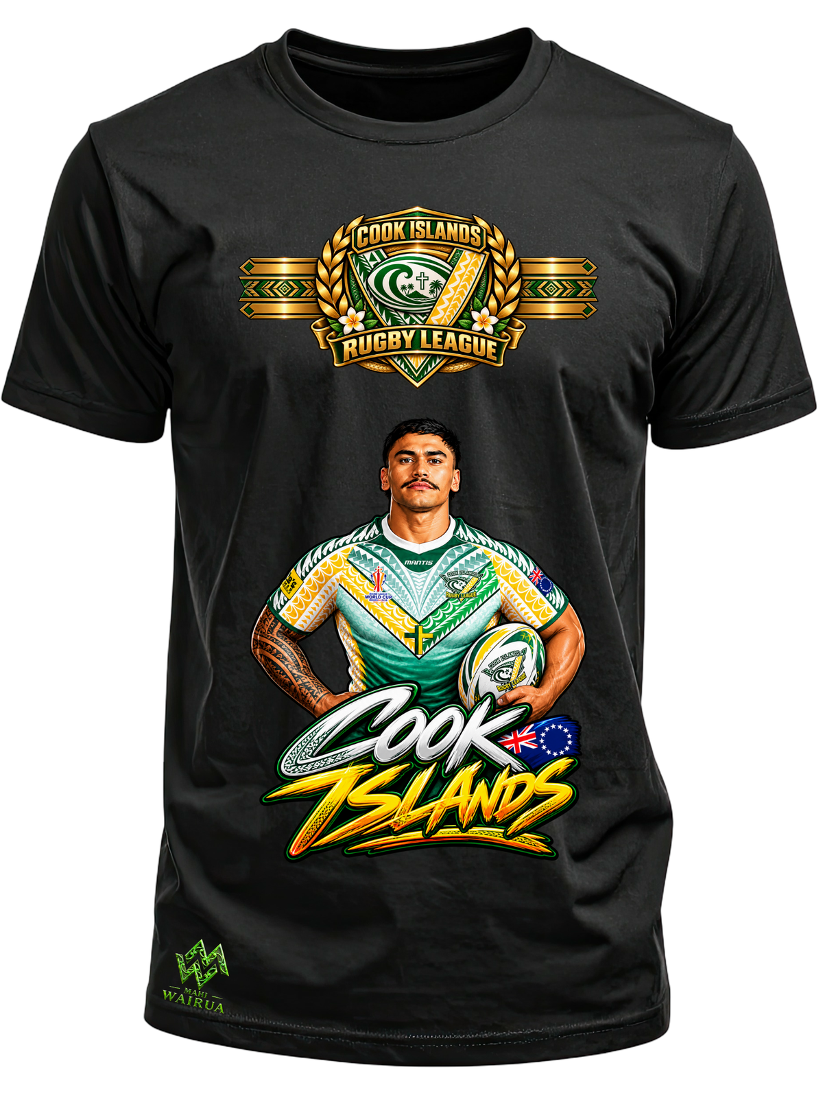 Cook Islands Rugby League Player Tribute Tee | World Cup 2026