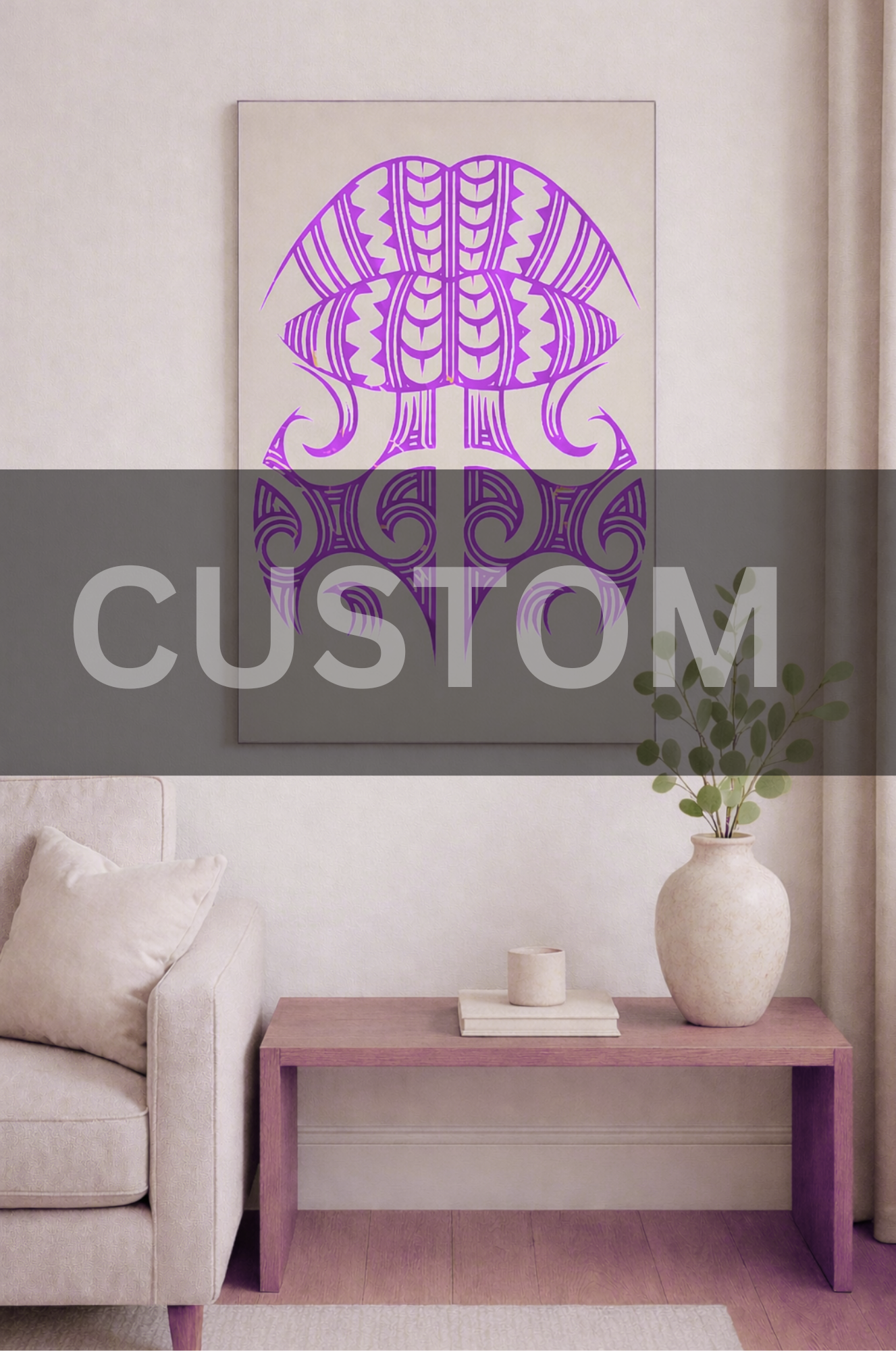 Custom Moko Kauae Mirror NZ – Personalised Honu Pāua Shell Mirror | Mahi Wairua