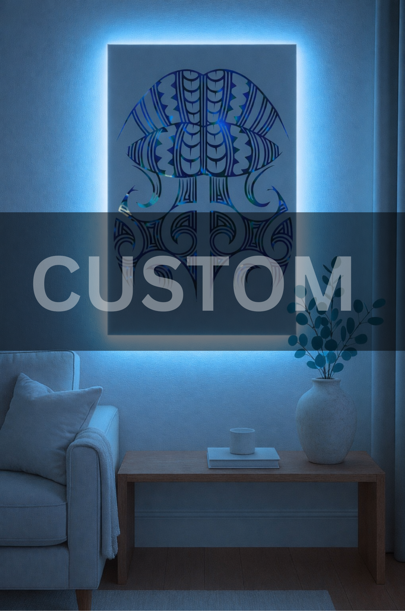 Custom Moko Kauae Mirror NZ – Personalised Honu Pāua Shell Mirror | Mahi Wairua