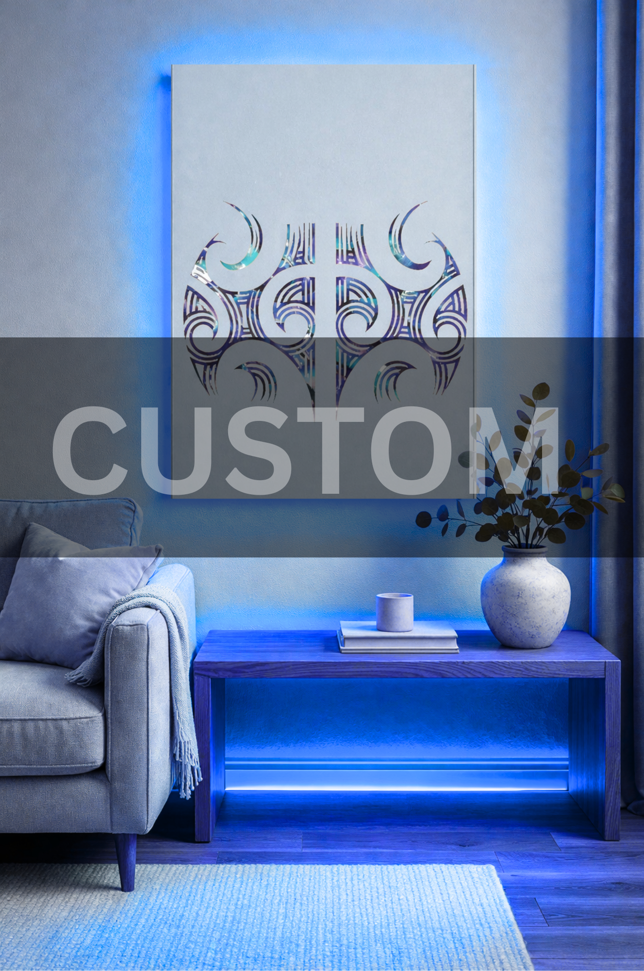 Custom Moko Kauae Mirror NZ – Personalised Honu Pāua Shell Mirror | Mahi Wairua