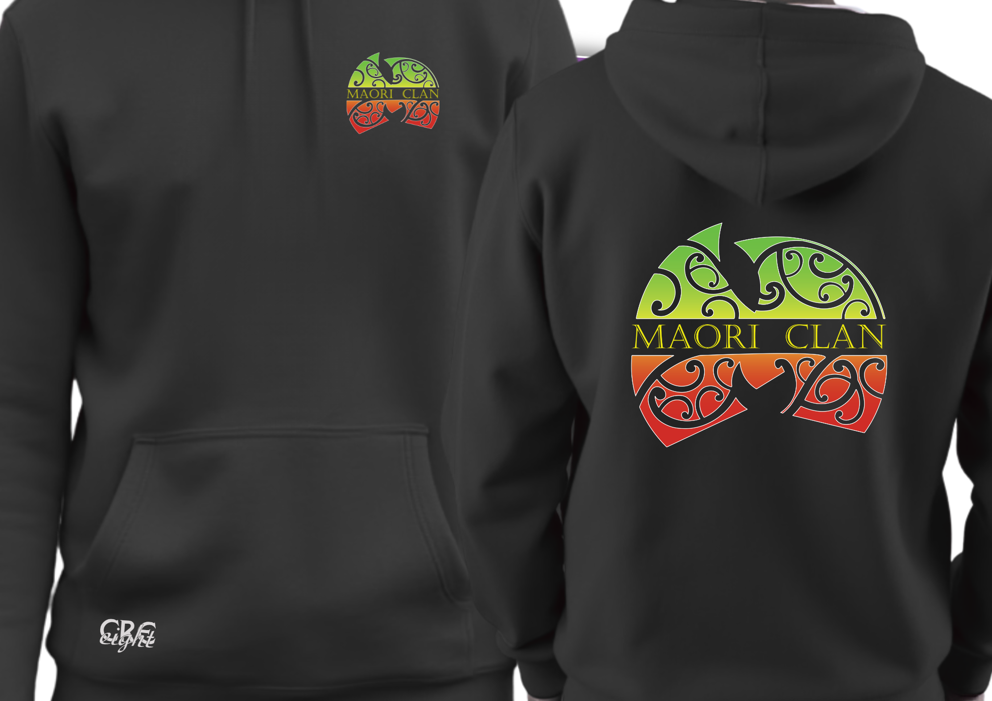 ⚫ Maori Clan Black Hoodie – Timeless Streetwear With Tribal Power