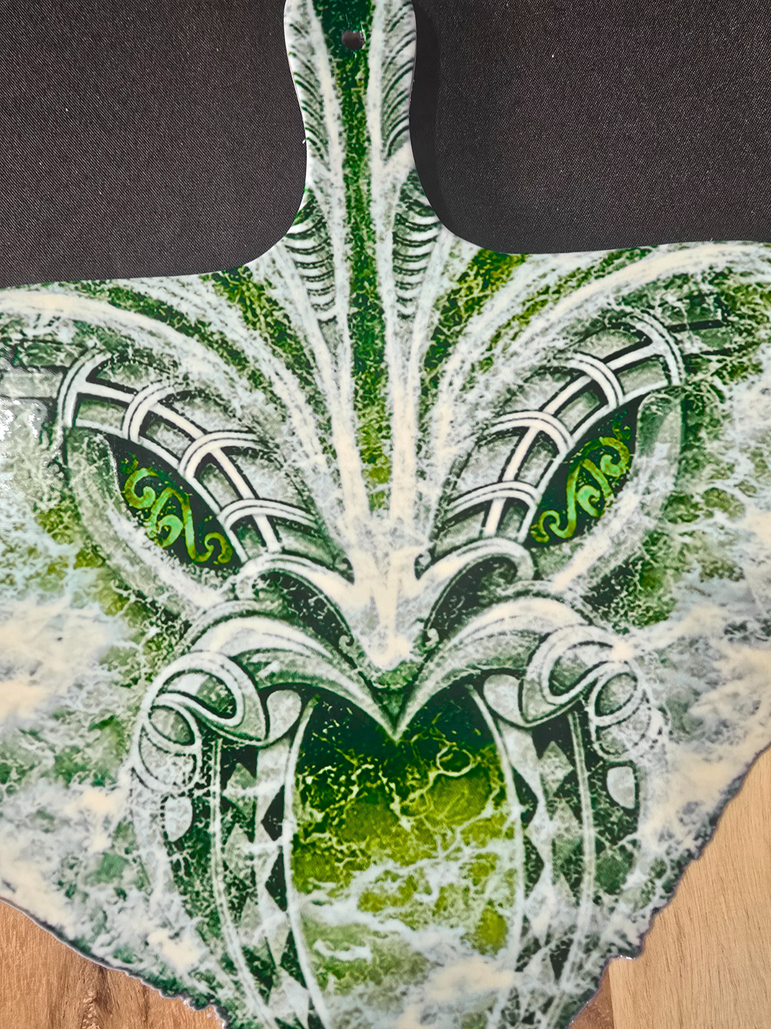 Te Manawa o Te Moana – UV Printed Ocean Art Serving Board | Mahi Wairua (MADE TO ORDER)