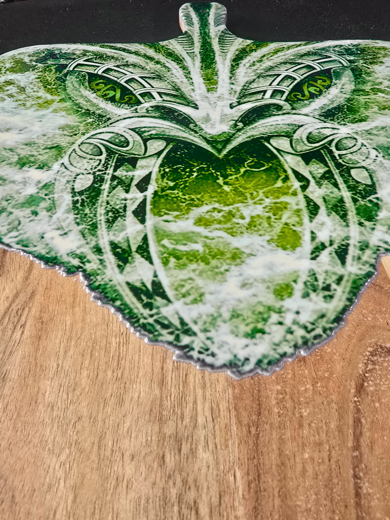 Te Manawa o Te Moana – UV Printed Ocean Art Serving Board | Mahi Wairua (MADE TO ORDER)