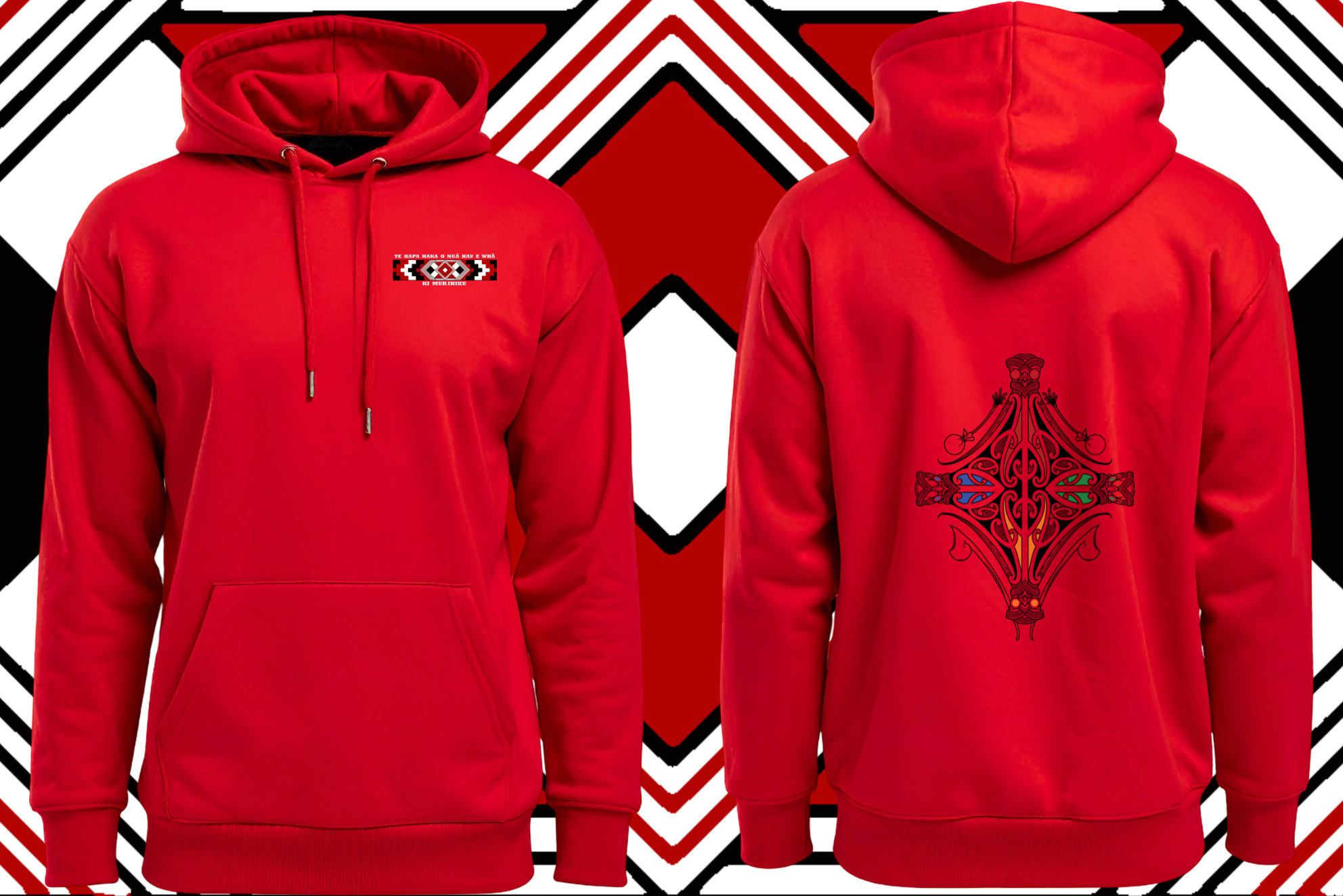 Te Kapa Haka O Nga Hau E Wha-Ki Murihiku|Hoodies|Adults(MADE TO ORDER)