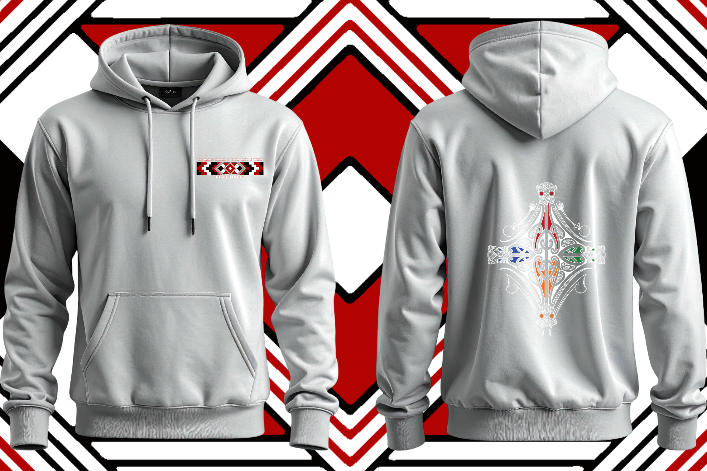 Te Kapa Haka O Nga Hau E Wha-Ki Murihiku|Hoodies|Adults(MADE TO ORDER)