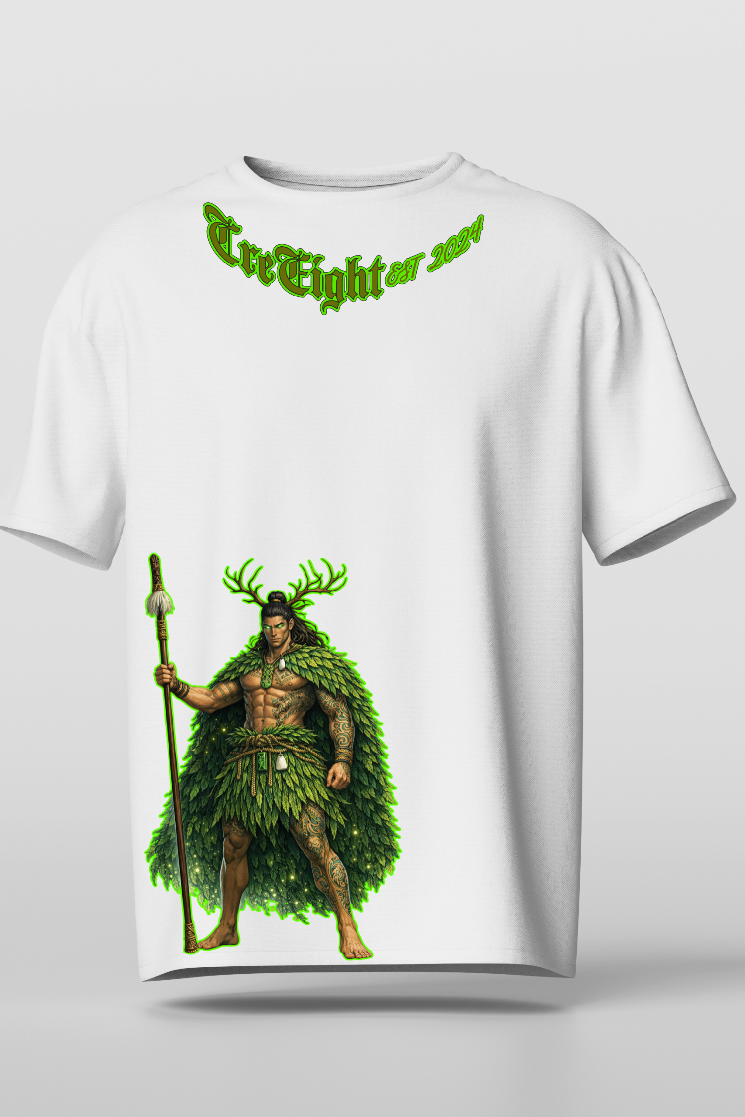 Atua Anime Collection Tee — Māori Gods Anime Streetwear(MADE TO ORDER)