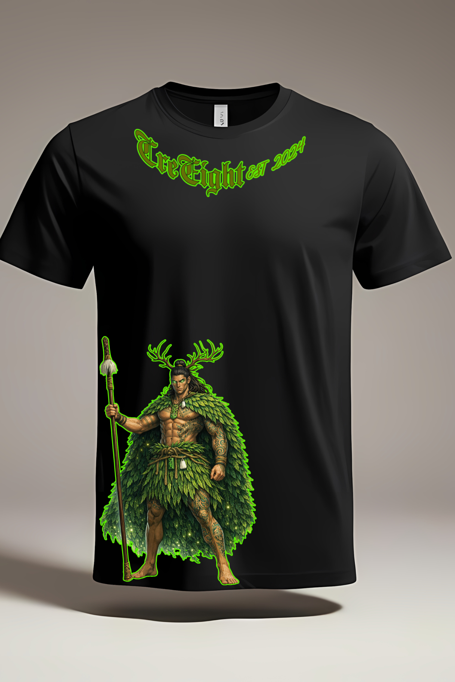Atua Anime Collection Tee — Māori Gods Anime Streetwear(MADE TO ORDER)