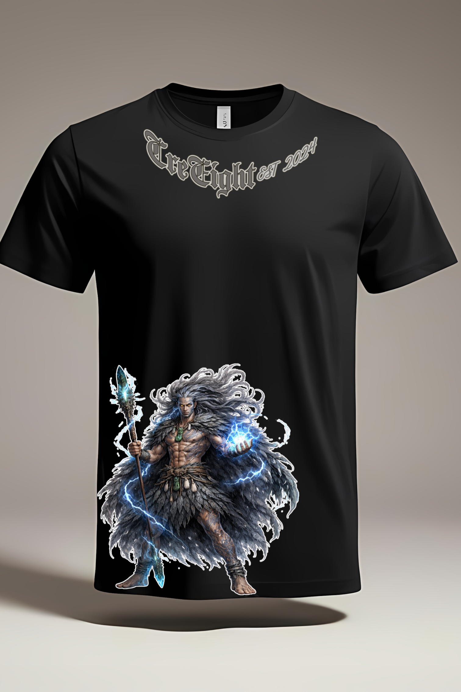 Atua Anime Collection Tee — Māori Gods Anime Streetwear(MADE TO ORDER)