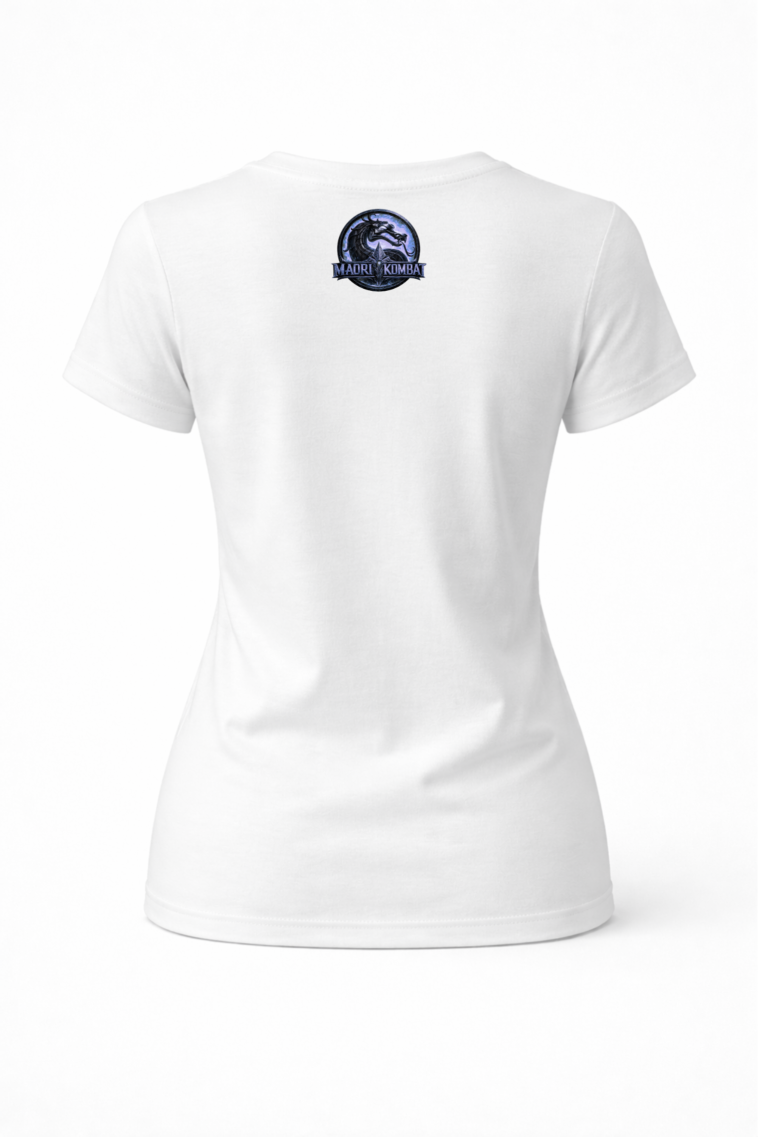 Māori Kombat Fantasy Warrior White T-Shirt – Limited Edition Streetwear | CRE-eight(MADE TO ORDER)