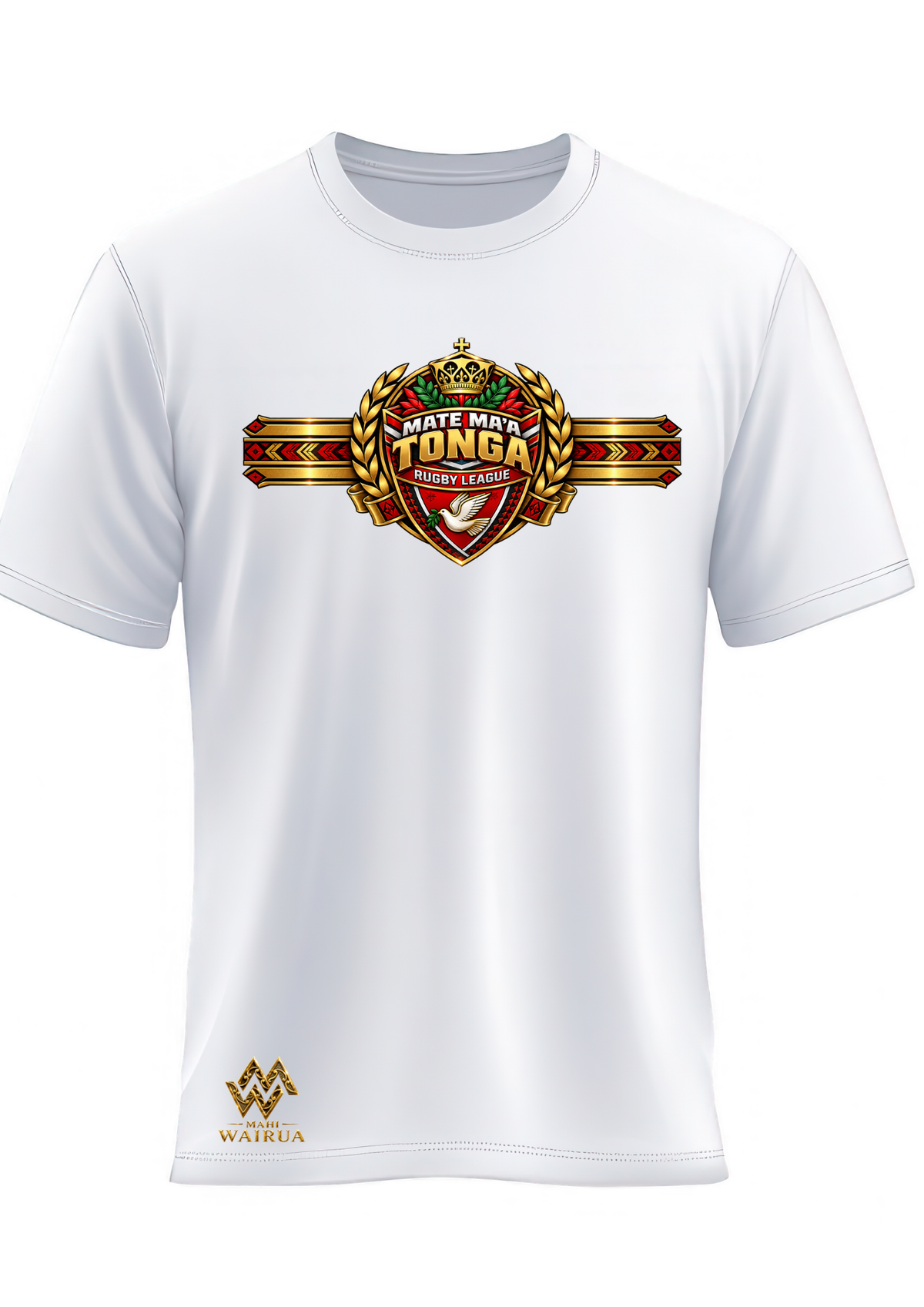 Tonga Rugby League Supporter T-Shirt | World Cup 2026 | Mahi Wairua