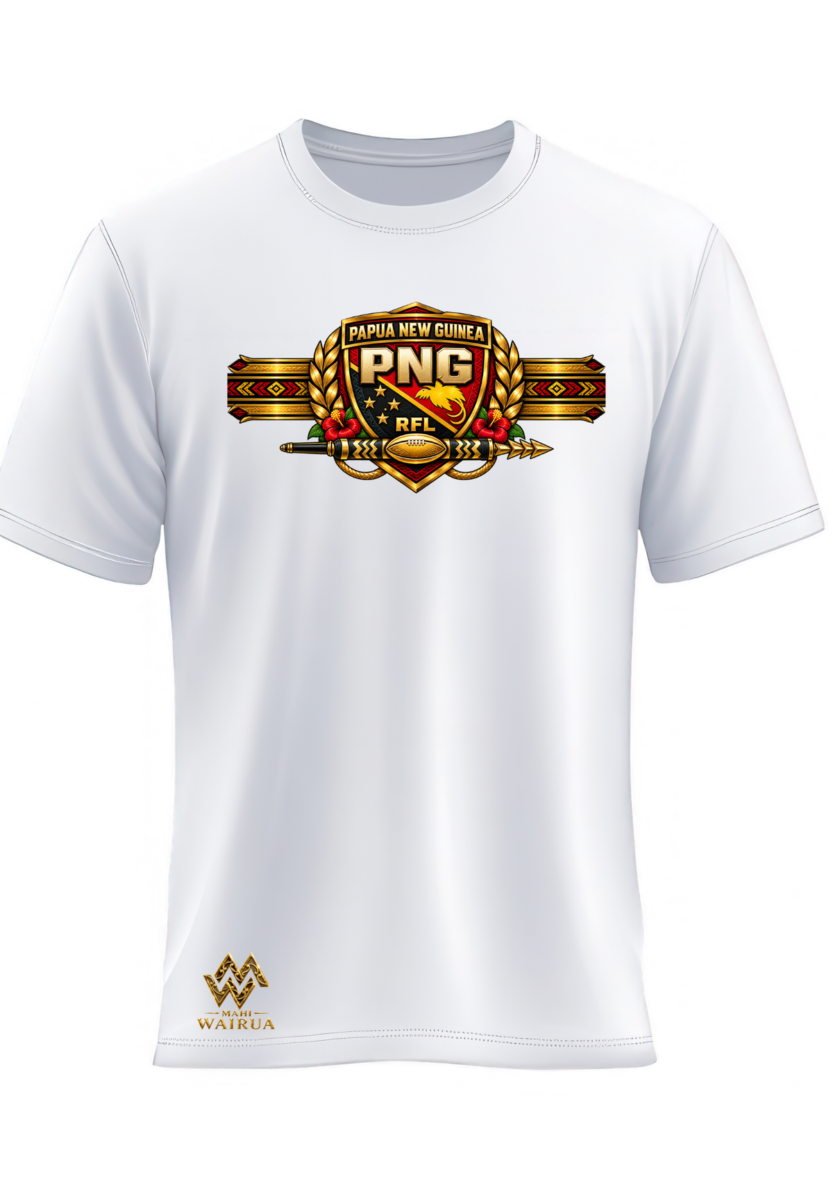 PNG Rugby League Supporter T-Shirt | World Cup 2026 | Mahi Wairua