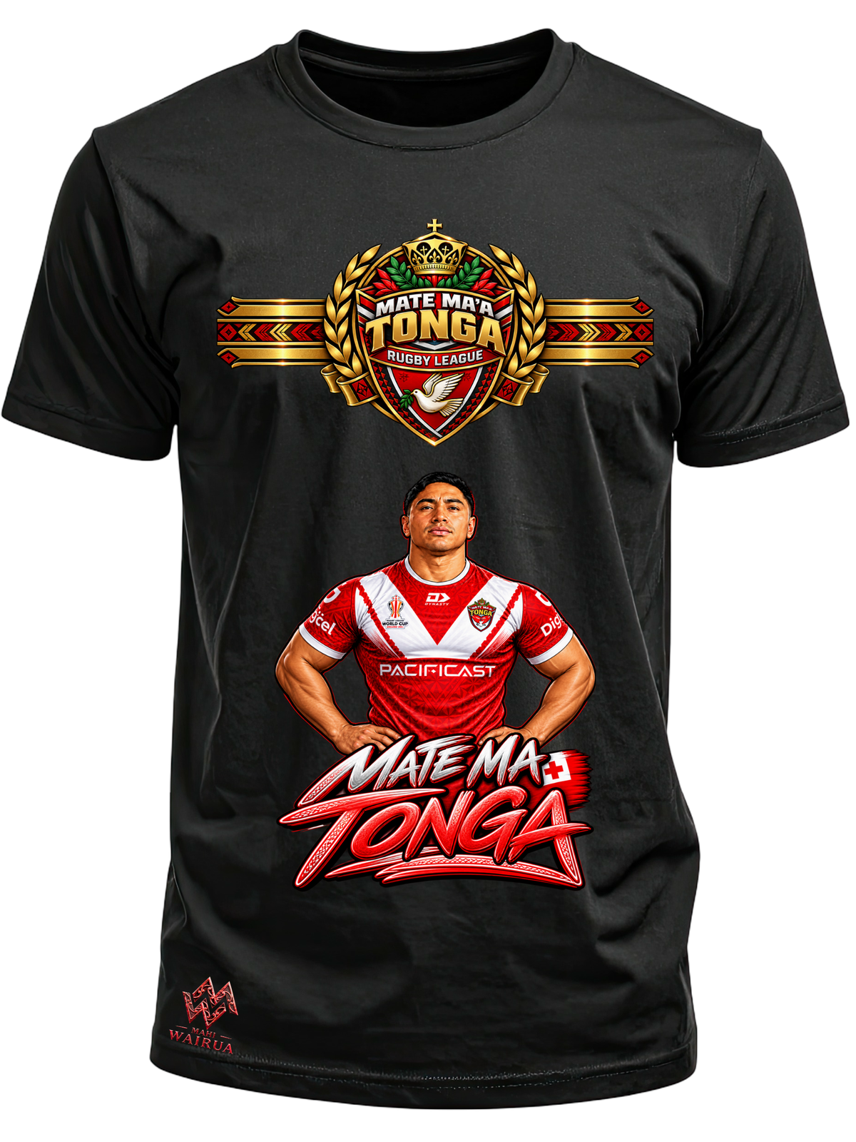 Mate Ma'a Tonga Rugby League Player Tribute Tee | World Cup 2026