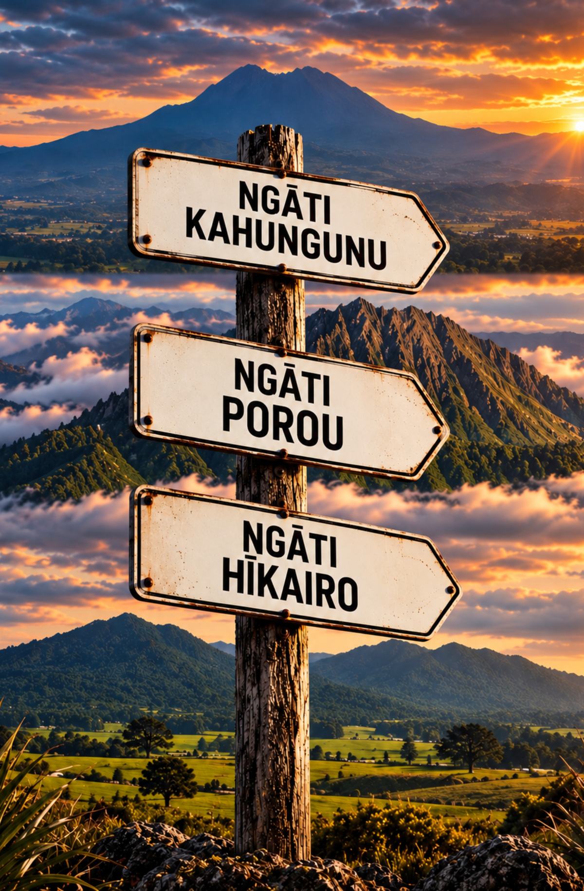 Tōku Whenua | Personalised Whakapapa Wall Art | Mahi Wairua — image 1