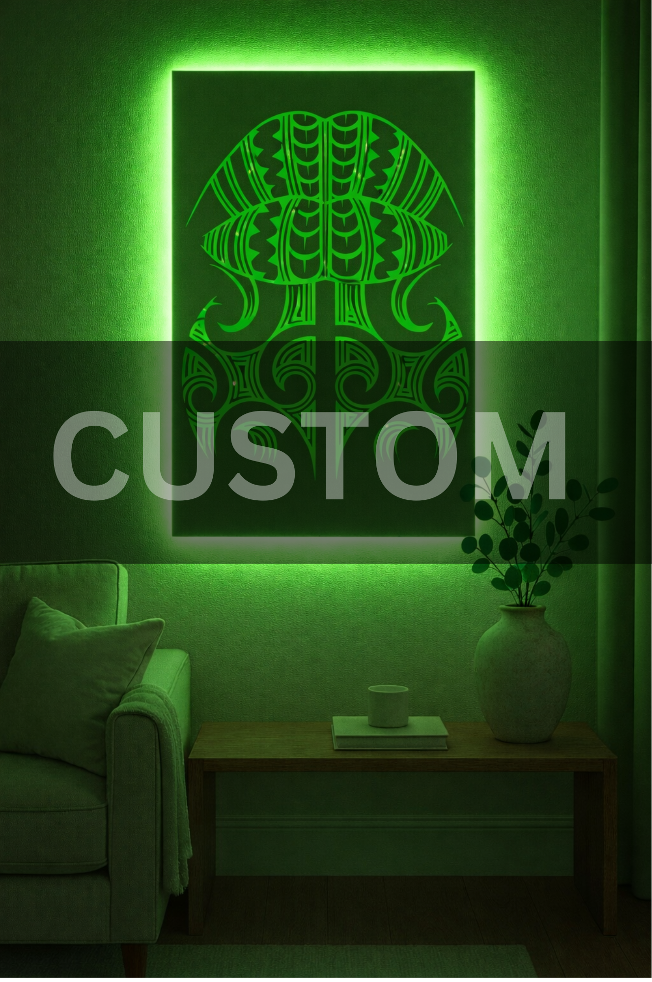 Custom Moko Kauae Mirror NZ – Personalised Honu Pāua Shell Mirror | Mahi Wairua